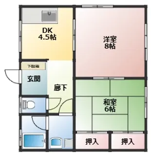 ドリーム・有・I【2階】の間取り