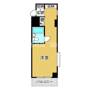 ライオンズマンション伊勢佐木町?【5階】の間取り