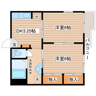 SUN FOREST【1階】の間取り