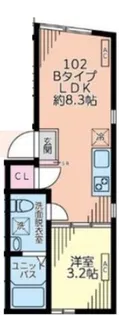 TAKAIDO ONE【1階】の間取り