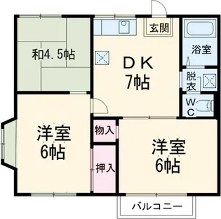 べルルINA【1階】の間取り