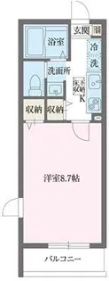 エルスタンザ赤羽【2階】の間取り
