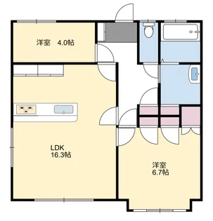 パークサイド【1階】の間取り