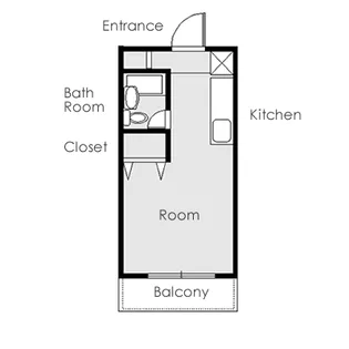 スカイコート芝公園【2階】の間取り