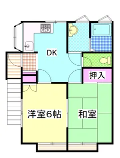 ハイツゲン【2階】の間取り