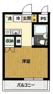 美沢野コート【2階】の間取り