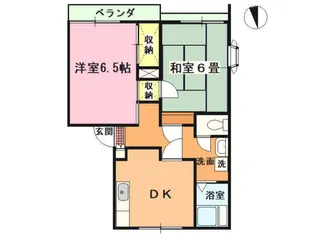 ハイツカンパネラ【2階】の間取り