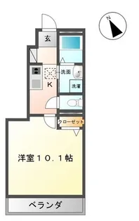 メゾン・ド・レーヴ【1階】の間取り