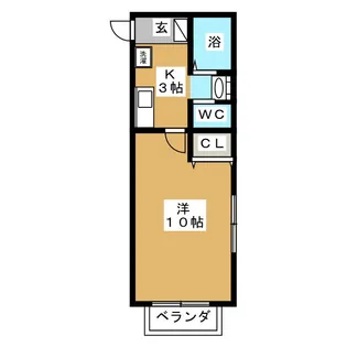 キャメル松戸III【2階】の間取り