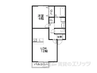 セジュールグランモア【2階】の間取り