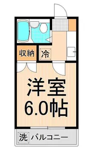 カーサ・ブランカ綾瀬【2階】の間取り