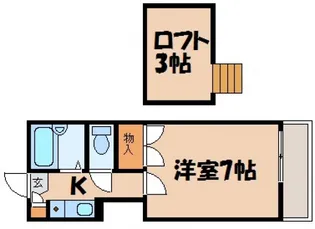 エクセレント安田 D館【2階】の間取り