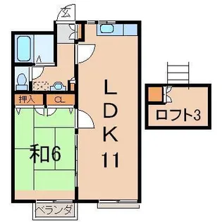 オクラガーデン【1階】の間取り