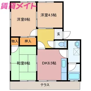 パークシティ五十鈴【1階】の間取り