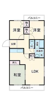フィオーレ佐鳴台【2階】の間取り