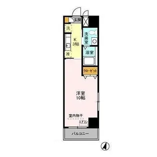 プレステージ蘇我【4階】の間取り