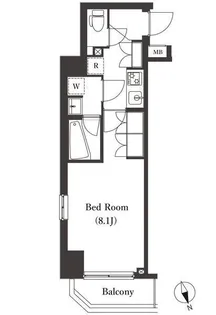 ARKMARK大森西【3階】の間取り