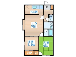 コ-ポあじさいの詩【2階】の間取り