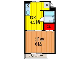 コ-ポ高宮【3階】の間取り