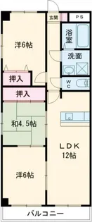 セントラルコート佳日【1階】の間取り