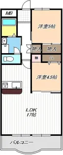 明正雅ハイツ【3階】の間取り
