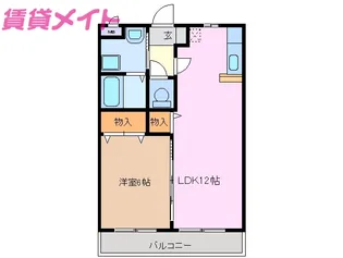 カレン曙【3階】の間取り