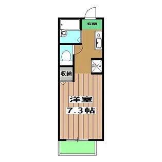 セレーノ桂【1階】の間取り