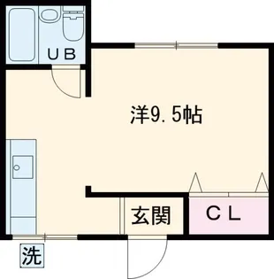 サニーハイツ【1階】の間取り