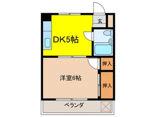 トミタハイツ【2階】の間取り