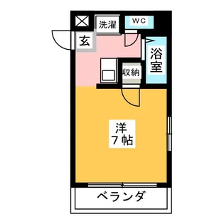シャルマン千種【1階】の間取り