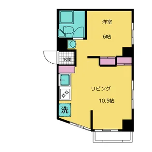 市金レジデンス【1階】の間取り