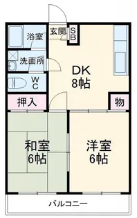 伊藤ハイム【1階】の間取り
