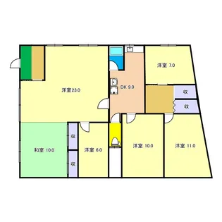 高知県高知市円行寺【一戸建】の間取り