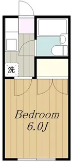 ラッキーハイツ【1階】の間取り