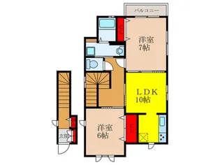 シャ-メゾン清瀬【2階】の間取り