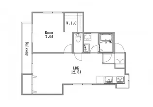アドバンス那珂川【1階】の間取り