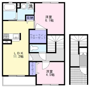 TIERRA(ティエラ)【2階】の間取り