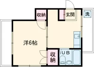 コーポイシイ【4階】の間取り