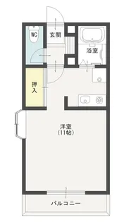 ノーサイド【2階】の間取り