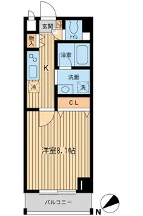 ベルメゾン吉祥寺【3階】の間取り