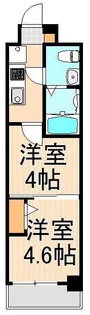 アーバハイツ六町2号館【3階】の間取り
