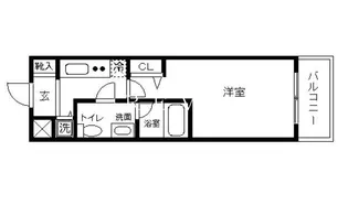 カスタリア蔵前【6階】の間取り