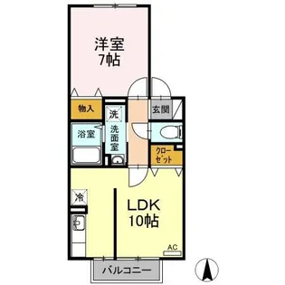 グランファーレ【1階】の間取り