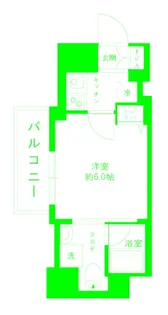 リヴシティ横濱関内【2階】の間取り