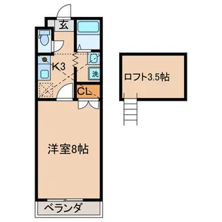ファーストビレッジ【2階】の間取り