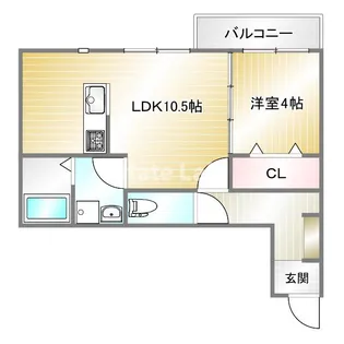 グランレーヴ上沢【3階】の間取り