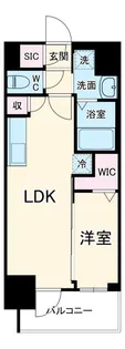 エステムコート名古屋TWIN WEST【2階】の間取り
