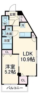 プリファード幕張【3階】の間取り