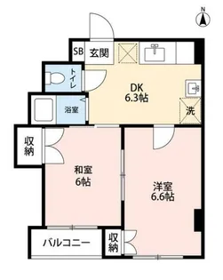 東京都墨田区業平1【マンション】の間取り
