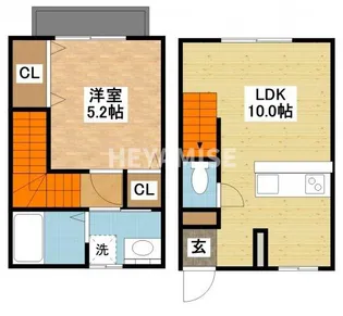 サンライズ滑石の間取り